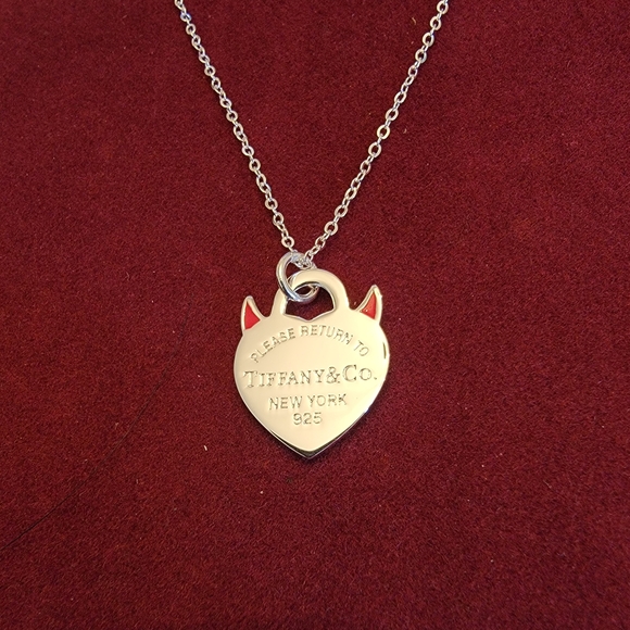 Tiffany & Co. Silver Heart Necklace - Picture 2 of 6